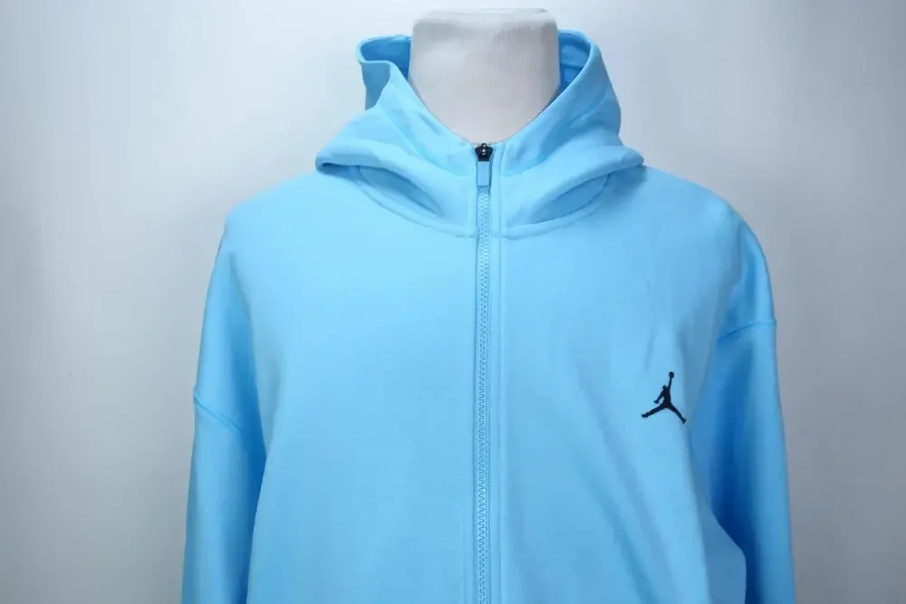 Jordan Dri-FIT Sport Hoodie Mens XL Blue Full Zip Fleece Basketball FV8602-497